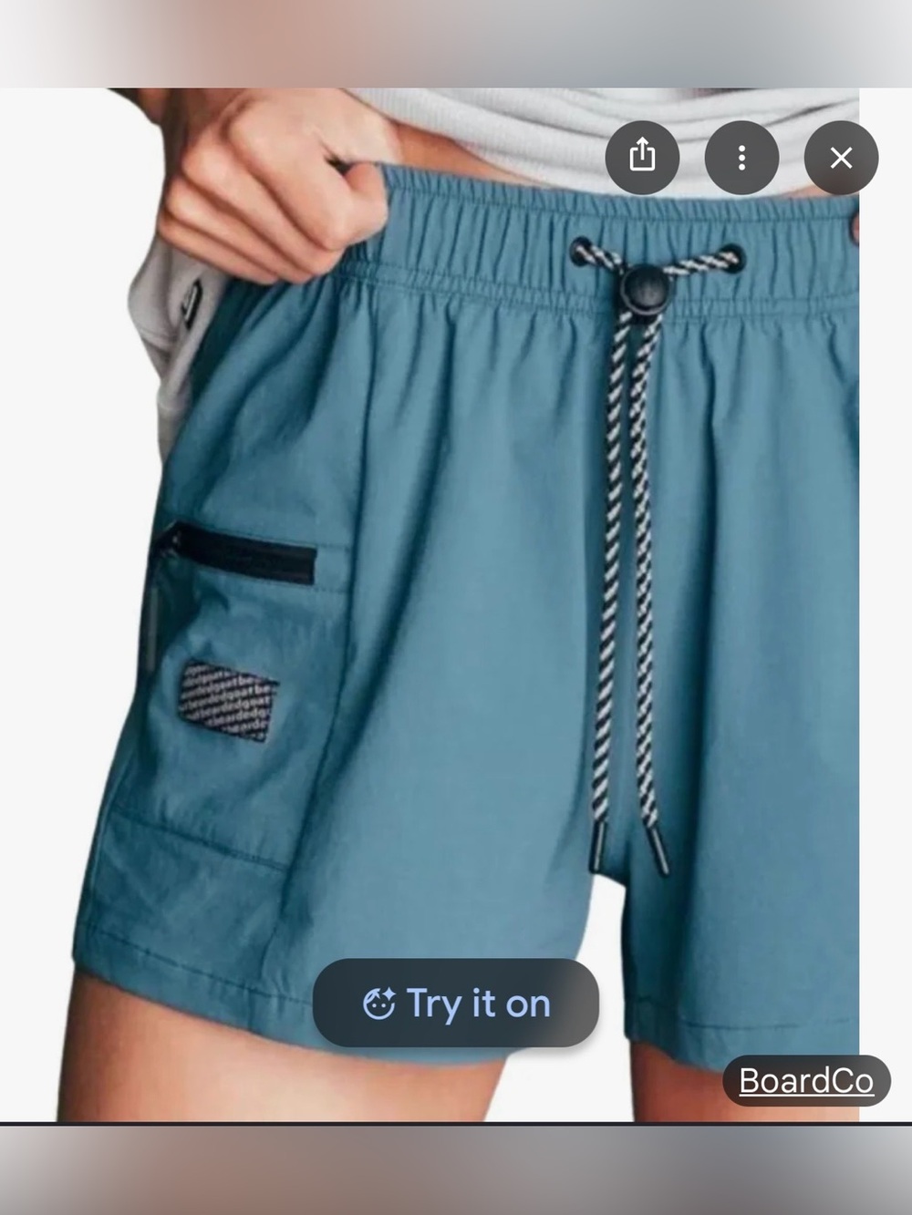 Bearded Goat womens summit shorts with draw string. Size large